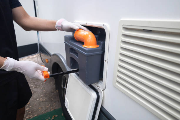 Porta potty delivery and setup in Carroll Valley, PA
